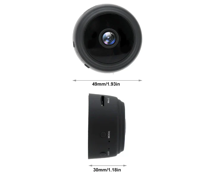 Rechargeable Wi-Fi Enabled CCTV Live Camera upto 128GB Support