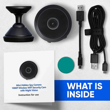 Rechargeable Wi-Fi Enabled CCTV Live Camera upto 128GB Support